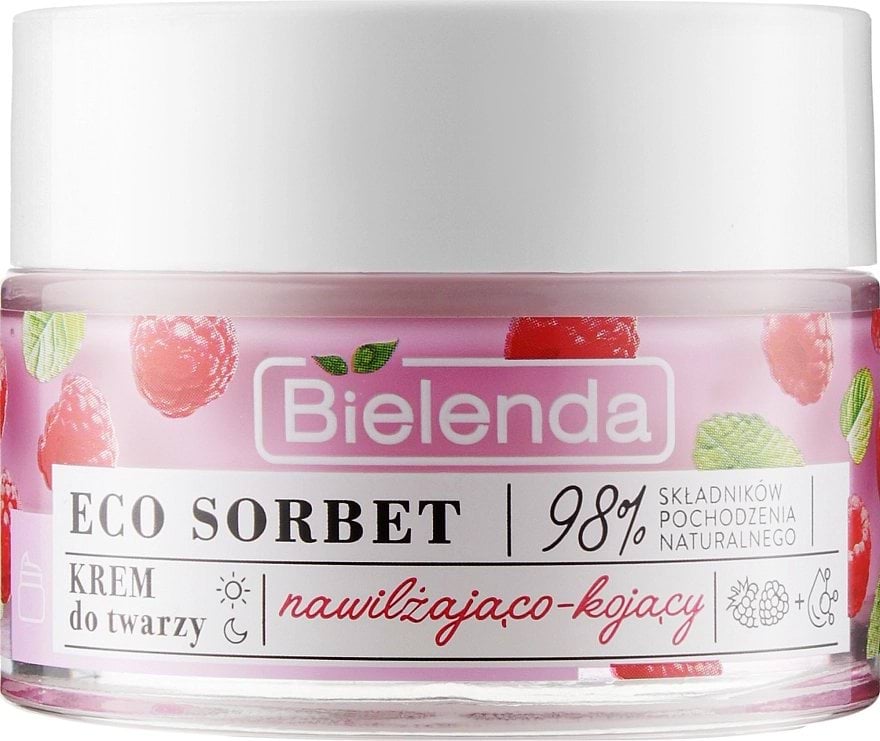 Крем для обличчя Bielenda Sorbet Raspberry зволожуючий 50 мл — фото 1