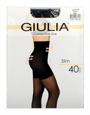Джулия колготки женские SLIM 40 nero 5