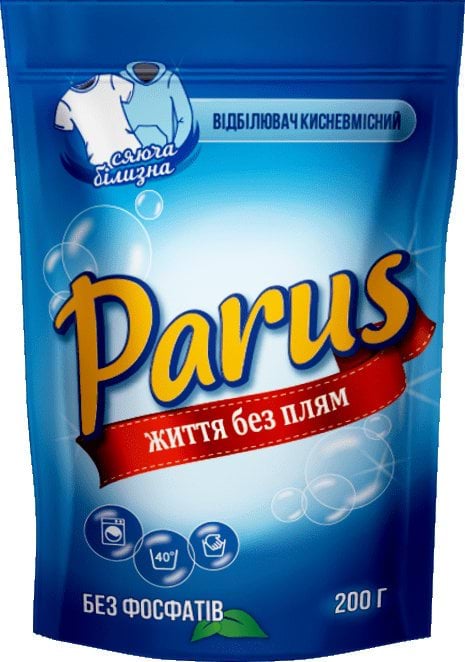 Відбілювач Парус Біо кисневмісний для білих тканин 200 г