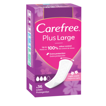 Прокладки женские ежедневные CAREFREE®  Large plus 36 шт