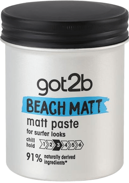Паста got2b Beach Matt для волос Фиксация 3, 100 мл