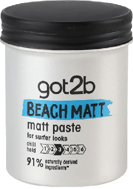 Паста got2b Beach Matt для волосся Фіксація 3, 100 мл