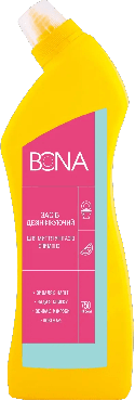 Засіб дезінфікуючий Bona для миття унітазів лимон 750 мл