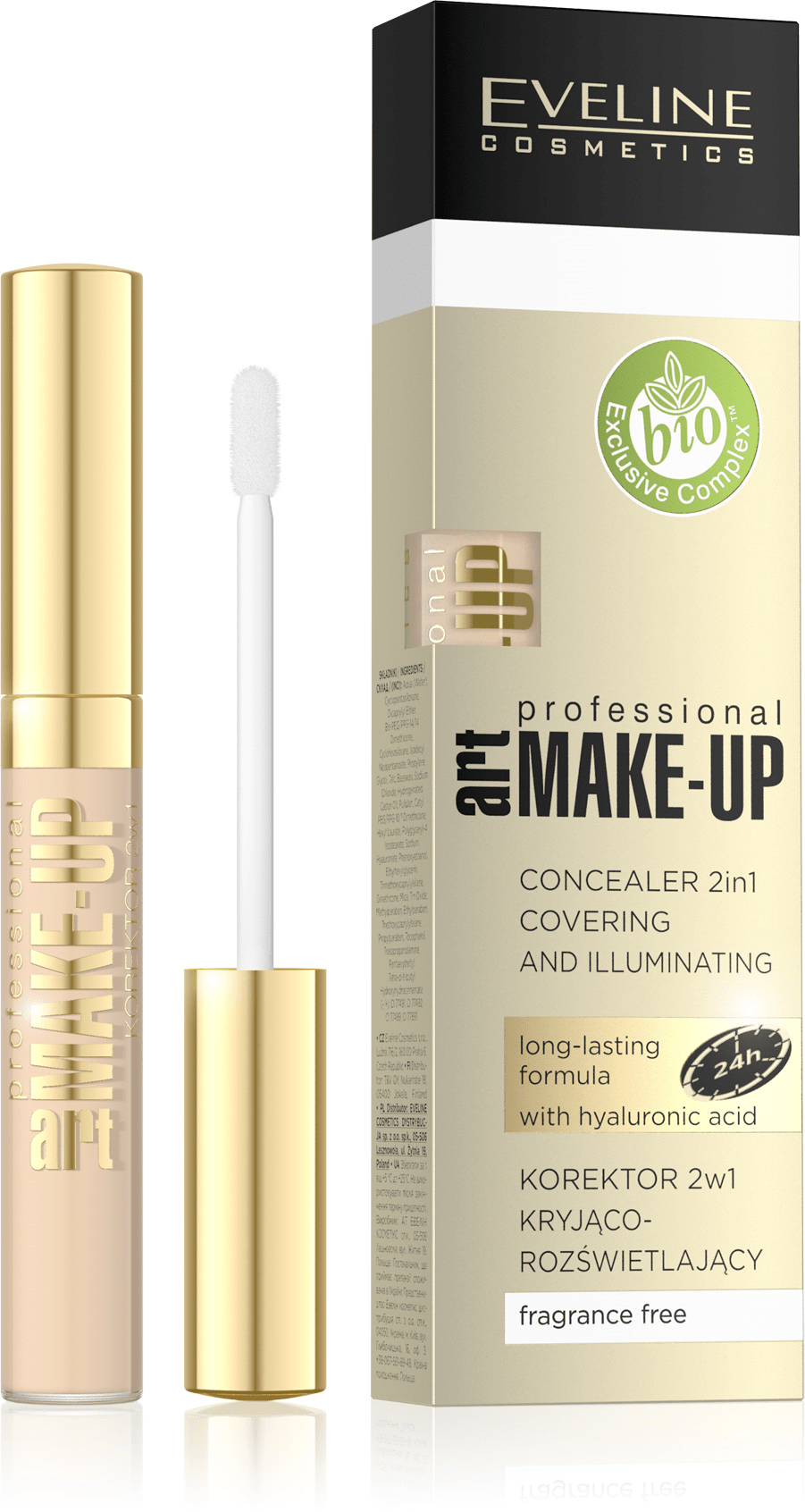 Корректор Eveline Art Professional Make-Up 2 в 1, №7 Ivory 7 мл