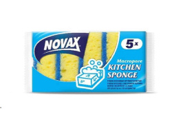 Губки кухонные Novax с большими порами эконом, 5 шт.