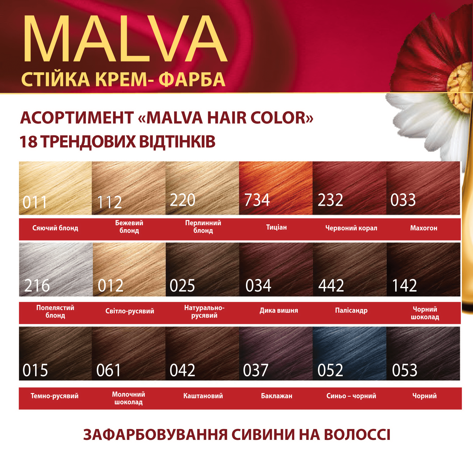 Крем-краска для волос Malva №011 Светящийся блонд фото 5