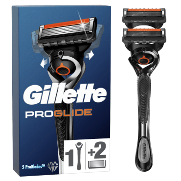 Станок для гоління чоловічий (бритва) Gillette Fusion5 ProGlide Flexball з 2 змінними картриджами, 1 шт