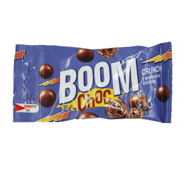 Boom Chok кукурузные шарики Crunch в молочном шоколаде, 30г