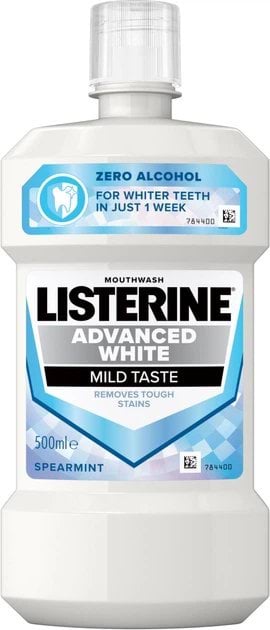 Ополаскиватель для рта Listerine ультра отбеливание мягкий вкус 500 мл