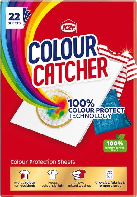 Серветки для прання K2r Colour Catcher кольоропоглинальні 22 шт.