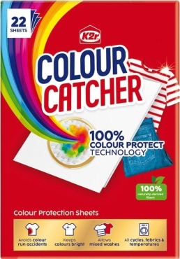 Серветки для прання K2r Colour Catcher кольоропоглинальні 22 шт.