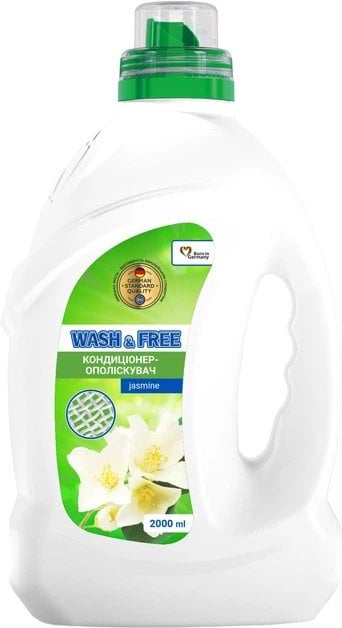 Кондиціонер-ополіскувач для білизни WASH&FREE жасмин 2 л