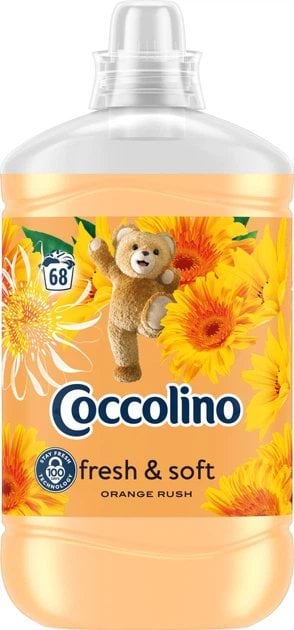 Кондиціонер для білизни COCCOLINO Fresh & Soft Orang rush грейпфрут абрикос та малина 1.7 л