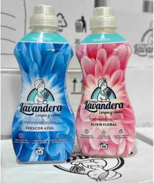 Парфюмированный кондиционер для белья Lavandera Голубая свежесть 720 мл фото 1