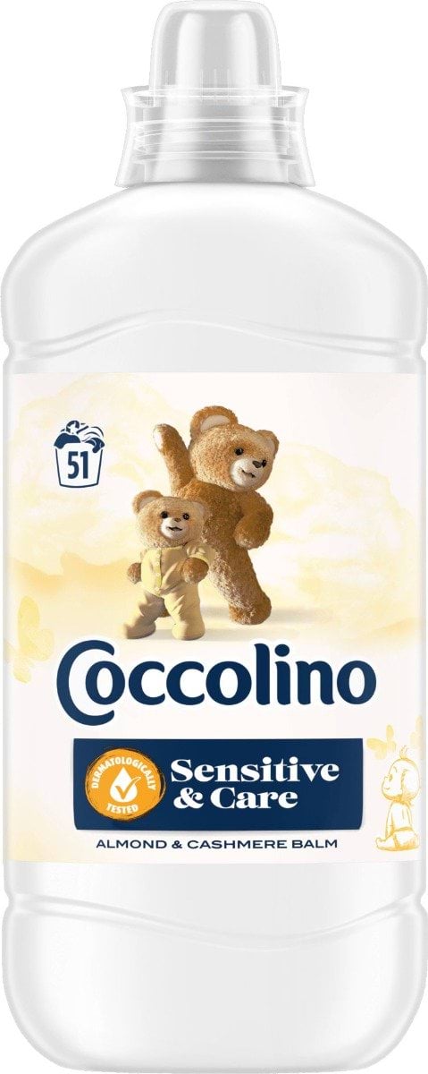 Кондиціонер для білизни COCCOLINO Sensitive & Care Almond & Cashmere balm 1.275 л