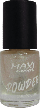 Лак для нігтів MAXI 3D Powder 01, 6 мл