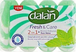 Dalan FRESH&CARE мыло туалетное 1+1 Свежесть мяты, 90 г