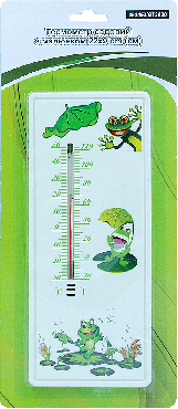 Термометр садовий з малюнком 22x9см, 1 шт