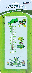 Термометр садовый с рисунком 22x9см, 1 шт.