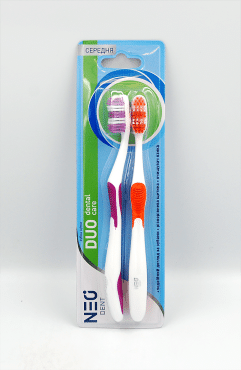 Зубна щітка NEO Duo Dental Care, 2 шт фото 2