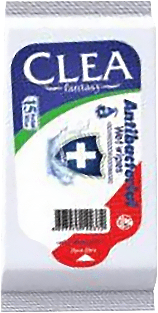Clea влажные салфетки антибактериальные, 15шт