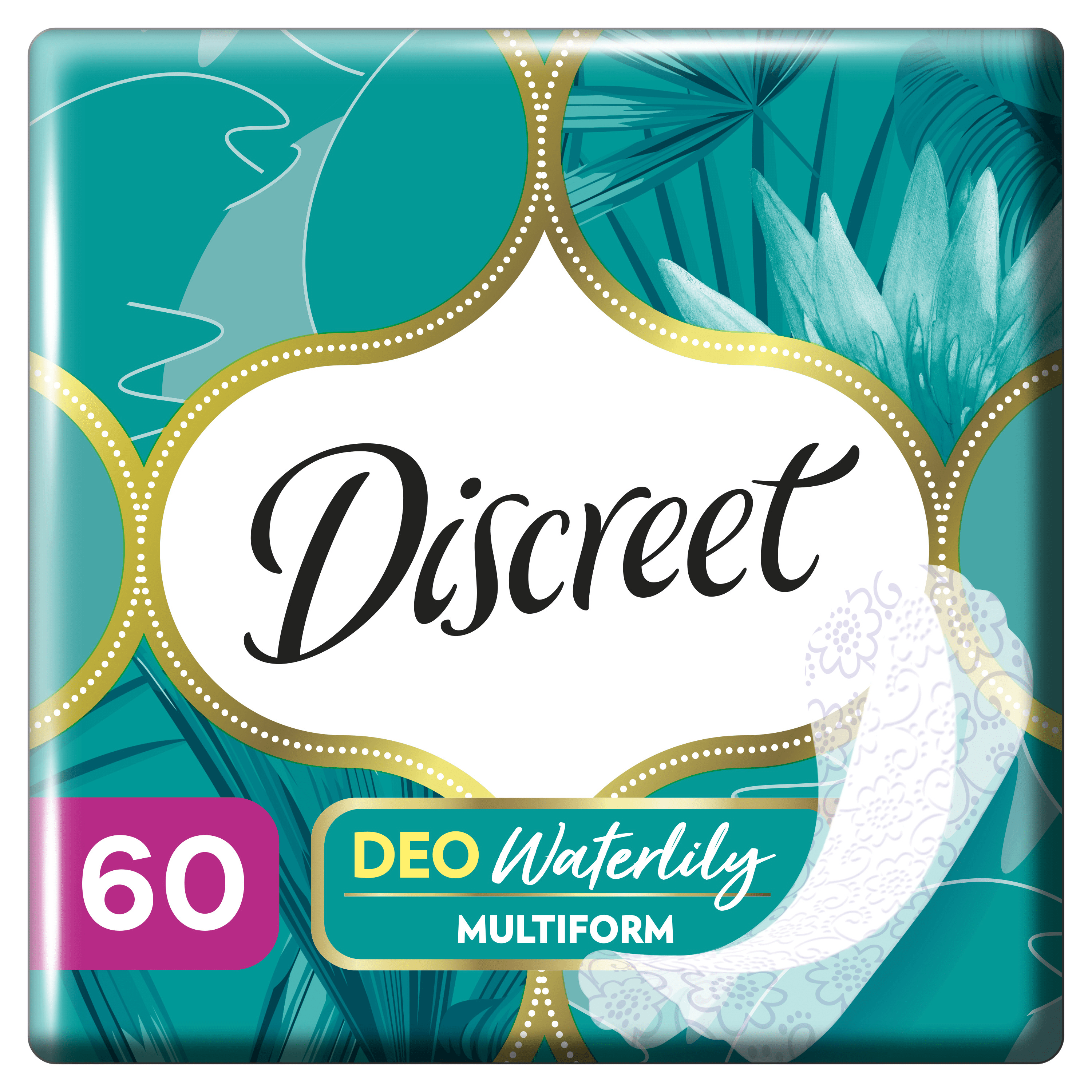 Щоденні Прокладки Discreet Waterlilly 60 шт