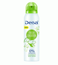DeBa дезодорант спрей Fresh Sensation, 150мл