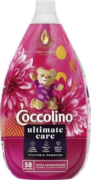 Кондиціонер для білизни COCCOLINO Ultimate care Пристрасна фуксія 870 мл