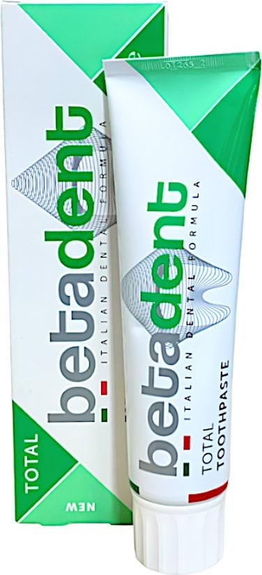 Зубна паста BETADENT Total 8-в-1 від карієсу та зубного нальоту 100 мл