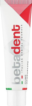 Зубная паста BETADENT Gums для взрослых со вкусом мяты 100 мл
