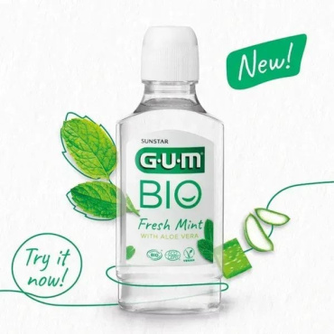 Ополаскиватель для полости рта GUM Bio Fresh Mint 300 мл фото 1