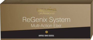 Ампульний коктейль-бонд DeMira Professional KASSIA ReGenix System Multi-Action Elixir 10 шт. x 10 мл 