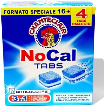 Таблетки ChanteClair NoCal Tabs для стиральных машин от накипи 20 шт.