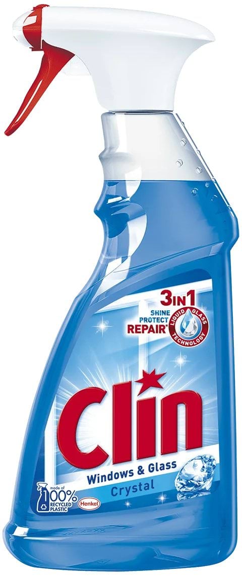 Засіб для миття вікон та cкла Clin Windows & Glass Crystal 0.5 л