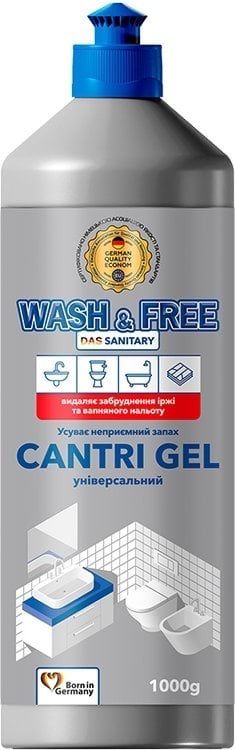 Універсальний засіб для чищення WASH&FREE Das Sanitary 1 л