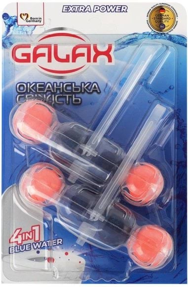 Чистящее средство Galax Extra power туалетный блок океанская свежесть 55 г
