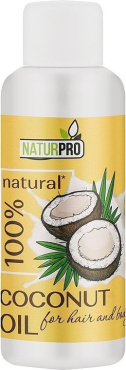 Кокосовое масло NATURPRO 100% Natural для волос и тела 100 мл