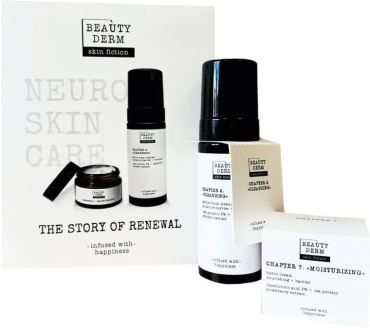 Набор для ухода за лицом Beauty Derm Skin fiction The story of renewal: пенка для умывания 150 мл, разглаживающий крем 50 мл фото 2