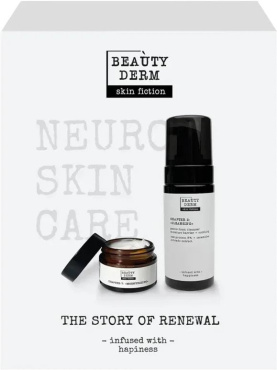 Набор для ухода за лицом Beauty Derm Skin fiction The story of renewal: пенка для умывания 150 мл, разглаживающий крем 50 мл