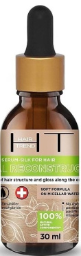 Сироватка-шовк Hair Trend Total reconstruction для пошкодженого волосся незмивна 30 мл фото 1