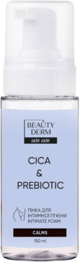Пенка для интимной гигиены Beauty Derm Cica & Prebiotic 150 мл