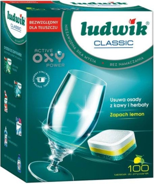 Засіб для посудомийних машин Ludwik Classic таблетки 100 шт.