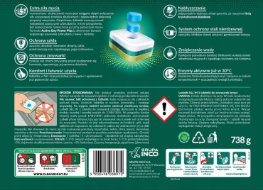 Засіб для посудомийних машин Ludwik All in One таблетки з ароматом лимону 41 шт. фото 2