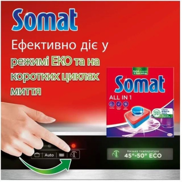 Средство для посудомоечных машин Somat All in One Extra таблетки 24 шт. фото 2