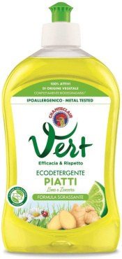 Средство для мытья посуды ChanteClair Vert гель с ароматом лайма и имбиря 500 мл