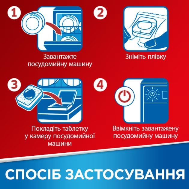 Засіб для посудомийних машин Somat All in 1 таблетки 90 шт. фото 7