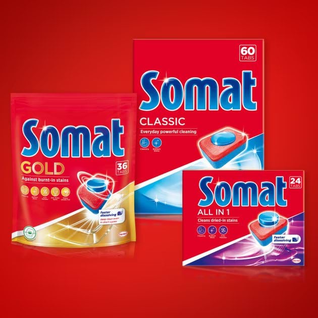 Засіб для посудомийних машин Somat All in 1 таблетки 90 шт. фото 8