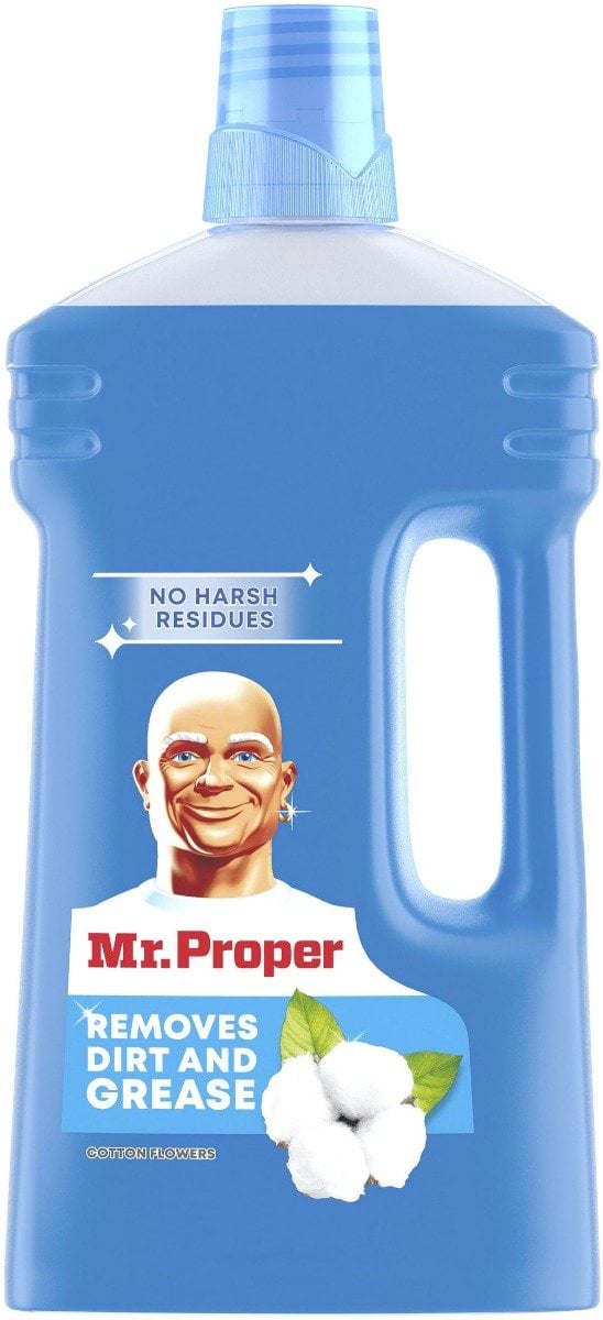 Універсальний засіб для миття підлоги та стін MR PROPER Квіти бавовни 1 л