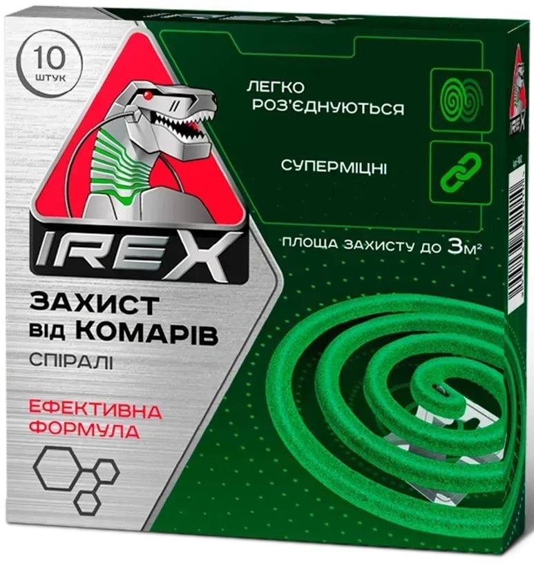 Спіралі IREX від комарів 10 шт.