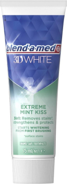 Зубна паста Blend-A-Med 3D White М'ятний поцілунок 75 мл фото 2